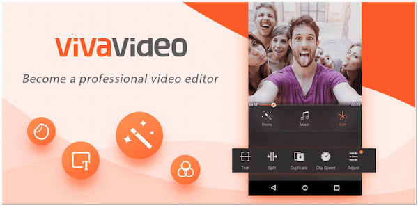 Chromebookin videoeditori VivaVideo