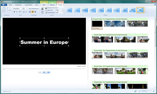 Windows movie maker