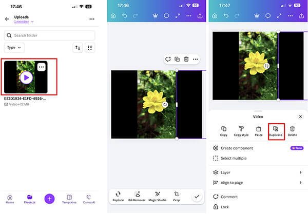 Canva Video Looper