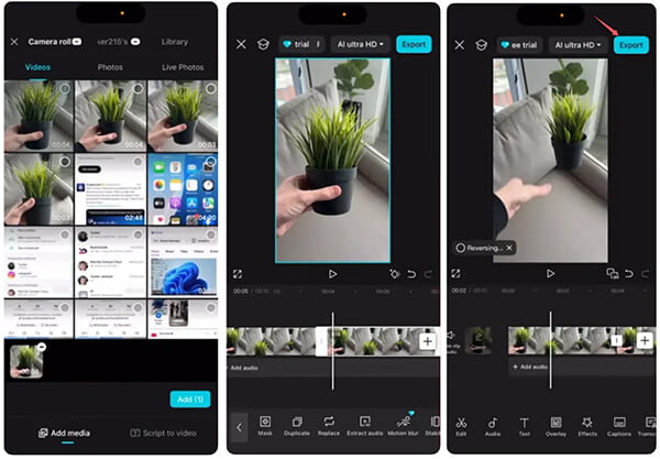 CapCut Video Looper-appen