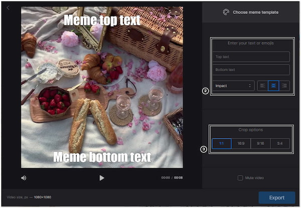 Clideo Video Meme Generator Text
