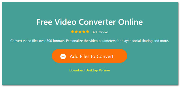 AnyMP4 Free Video Converter en línea Agregar archivos para convertir