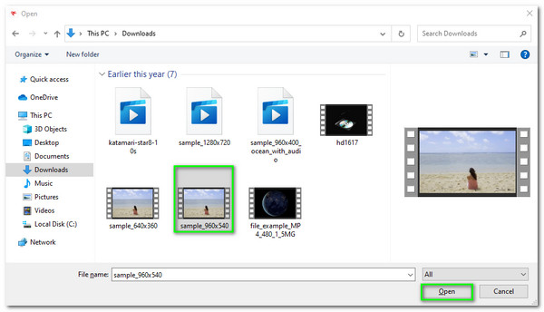 AnyMP4 Free Video Converter Online 添加文件以打開
