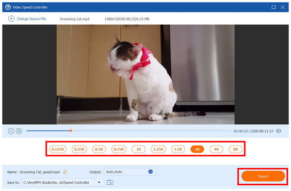 Anymp4 Video Converter Ultimate Export