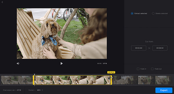 Clideo Online Video Trimmer
