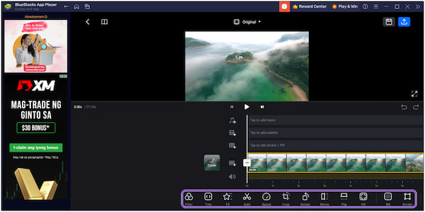 VN Video Editor Tools Selectie