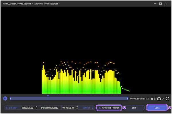 AnyMP4 Screen Recorder Done