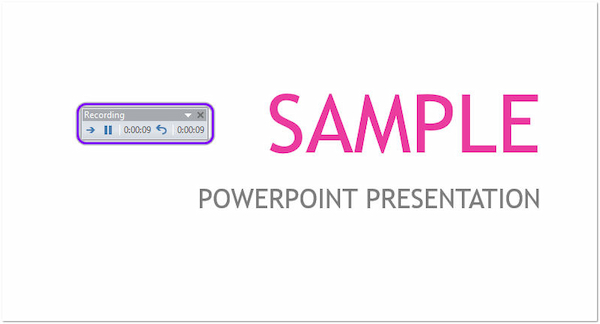 PowerPoint 錄音旁白