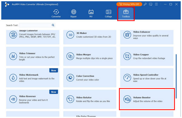 Anymp4 Video Converter Ultimate Volume Booster