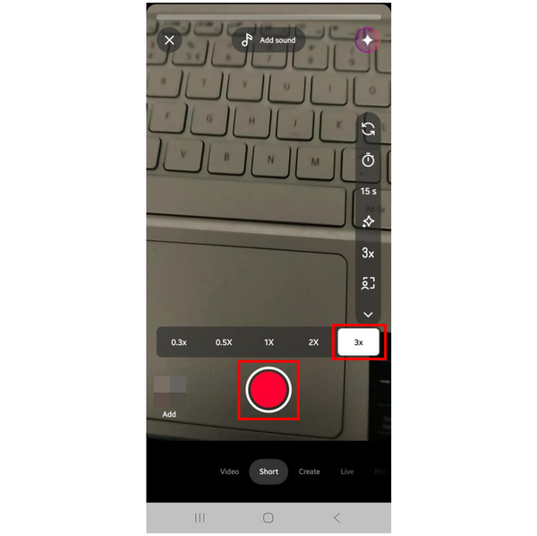Youtube Create Start Recording