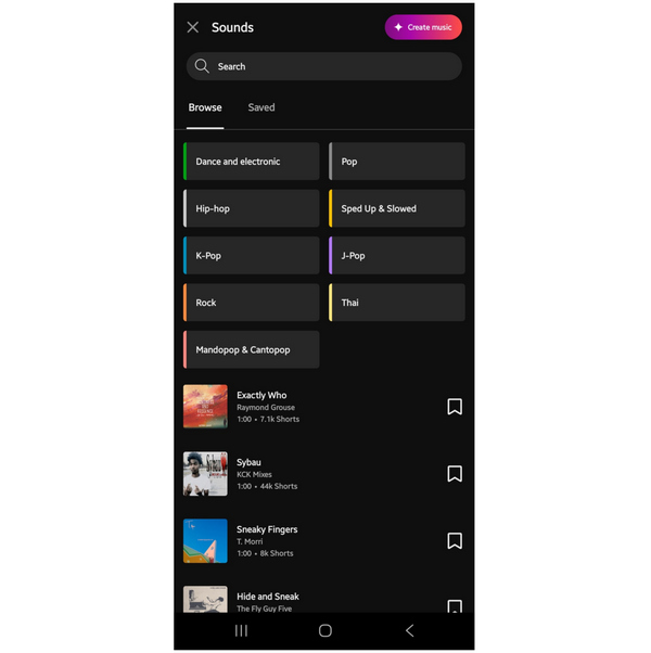 Youtube Create Genre