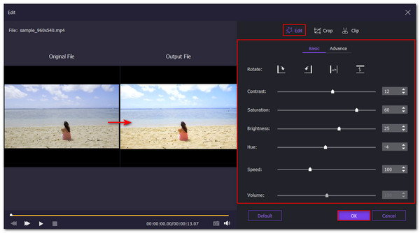 AnyMP4 Video Editor Videó szerkesztése