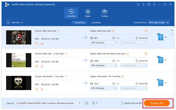 Convert AWB to MP3