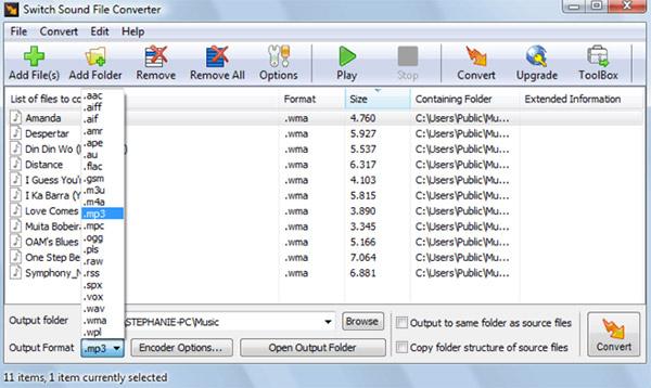 Bytt Audio File Converter