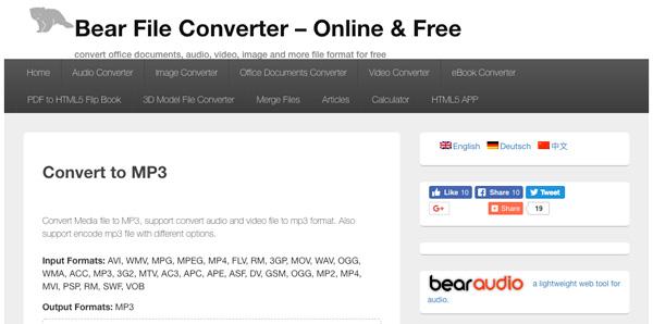 Convertitore di file Bear