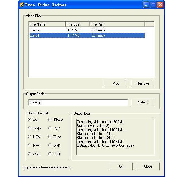 Free Video Joiner