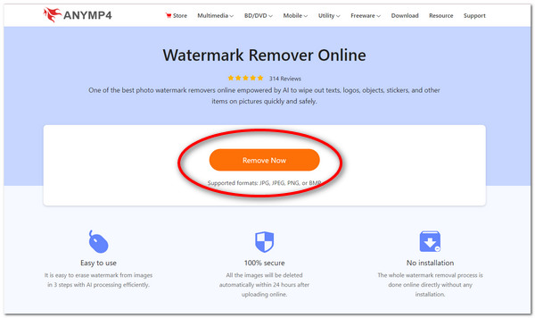 AnyMP4 Remove Watermark Odebrat nyní