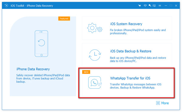 Whatsapp Transfer for IOS Feature